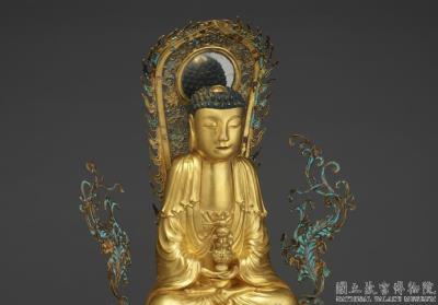 图片[2]-Gold statue of Amitayus Buddha, 57th year of the Qianlong reign (1792), Qing dynasty-China Archive